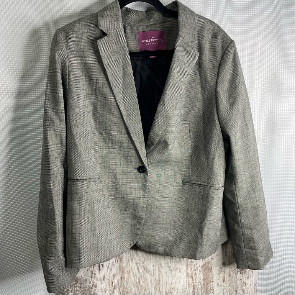 The Savile Row Co. London plaid blazer size XL